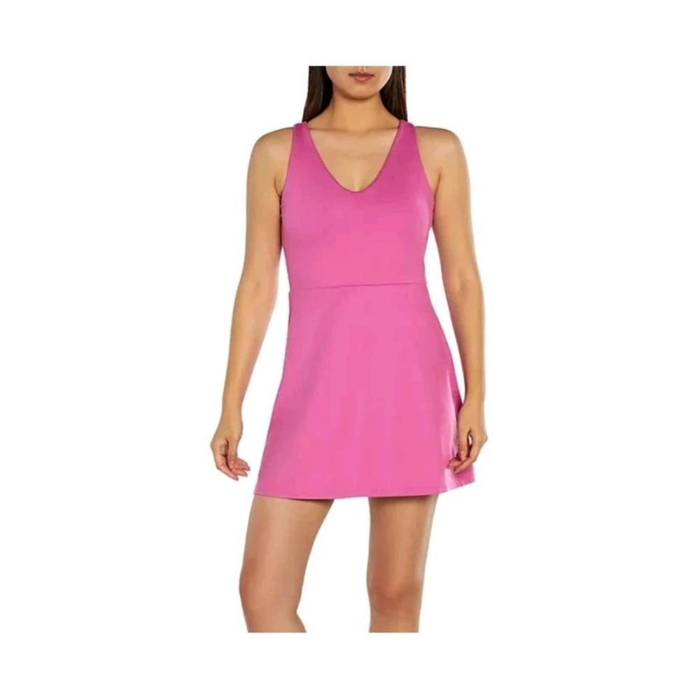 GAP Fit Active Tank Dress Pink Small NWT Workout Tennis Athleisure